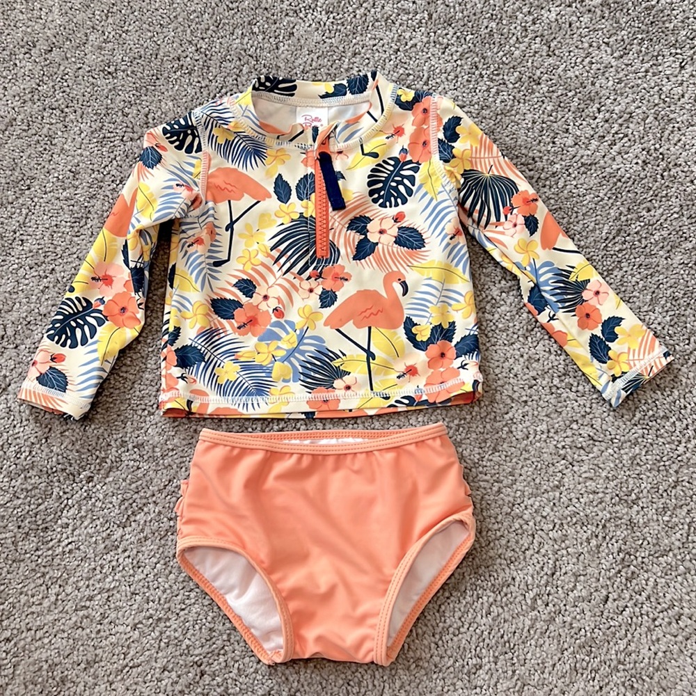 Ruffle Butts Two Piece Swim